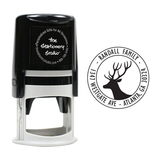 Deer Sihouette Self Inking Stamper